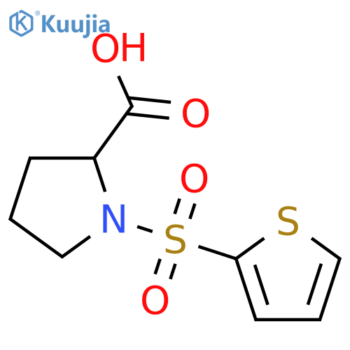 1-(2-Thienylsulfonyl)proline structure