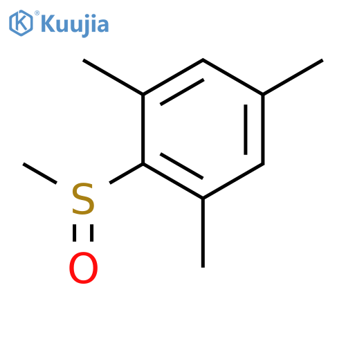 Benzene, 1,3,5-trimethyl-2-[(S)-methylsulfinyl]- structure