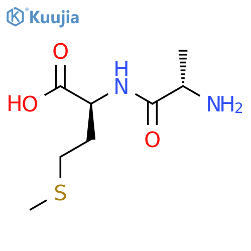 L-Alanyl-L-methionine structure
