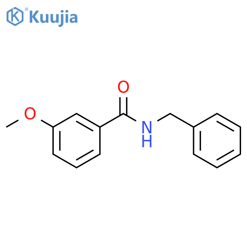 Benzamide, 3-methoxy-N-(phenylmethyl)- structure