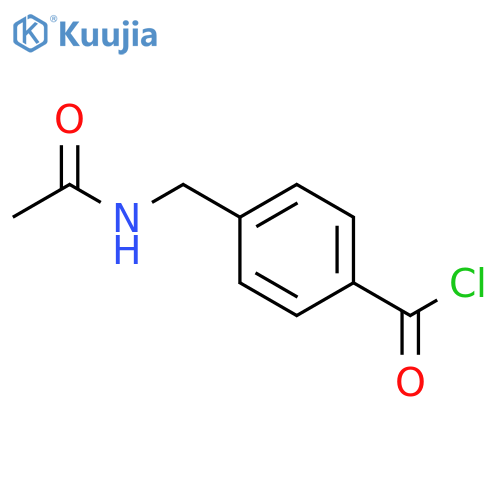Benzoyl chloride,4-[(acetylamino)methyl]- structure