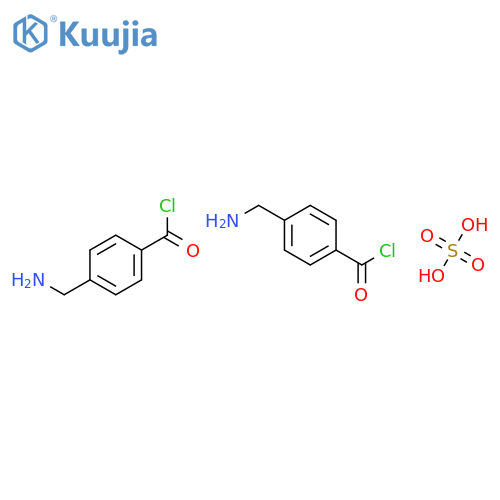 BENZOYL CHLORIDE, 4-(AMINOMETHYL)-, SULFATE (2:1) structure