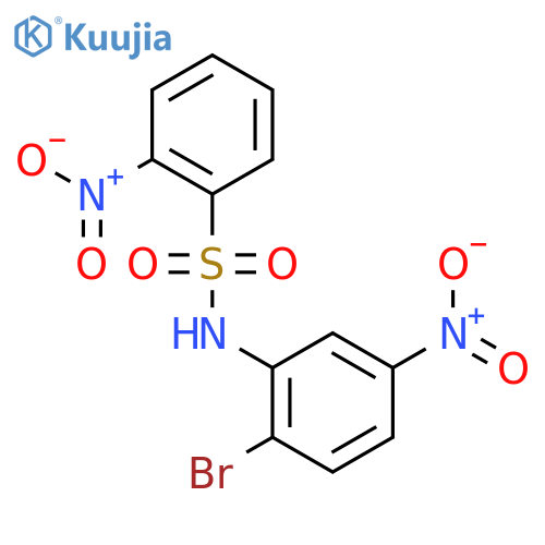 Benzenesulfonamide, N-(2-bromo-5-nitrophenyl)-2-nitro- structure