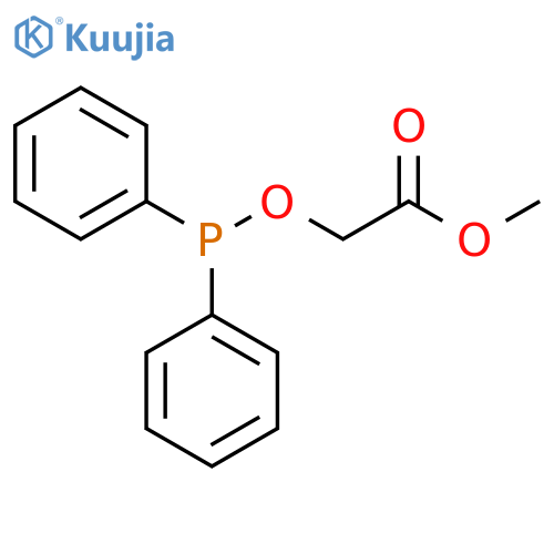 Acetic acid, [(diphenylphosphino)oxy]-, methyl ester structure