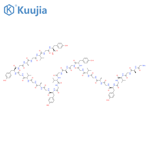 L-Tyrosine, glycyl-L-alanylglycyl-L-valylglycyl-L-tyrosylglycyl-L-alanylglycyl-L-valylglycyl-L-tyrosylglycyl-L-alanylglycyl-L-valylglycyl-L-tyrosylglycyl-L-alanylglycyl-L-valylglycyl-L-tyrosylglycyl-L-alanylglycyl-L-valylglycyl- (9CI) structure