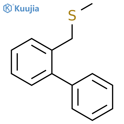 1,1'-Biphenyl, 2-[(methylthio)methyl]- structure
