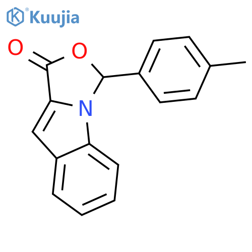 1H,3H-Oxazolo[3,4-a]indol-1-one, 3-(4-methylphenyl)- structure