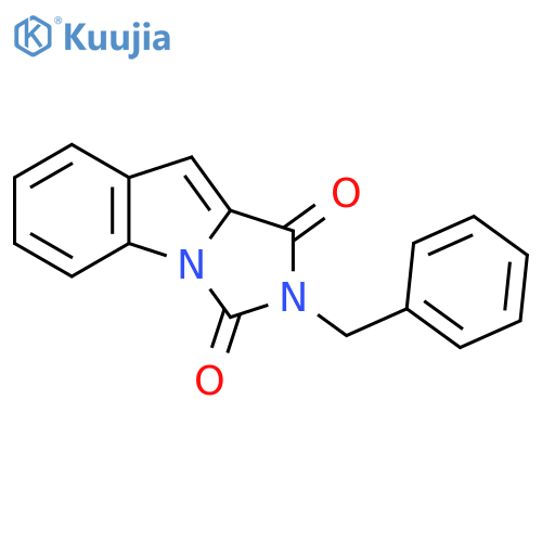 1H-Imidazo[1,5-a]indole-1,3(2H)-dione, 2-(phenylmethyl)- structure