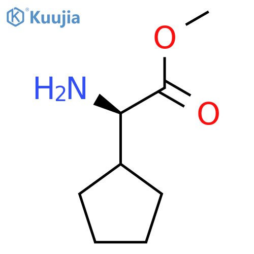 (R)-Methyl 2-amino-2-cyclopentylacetate structure