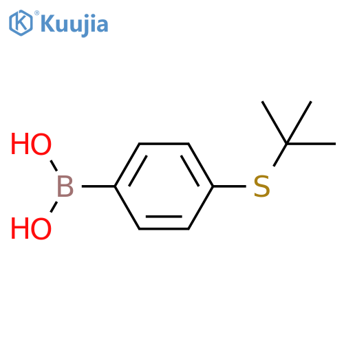 4-(tert-Butylthio)phenylboronic Acid structure
