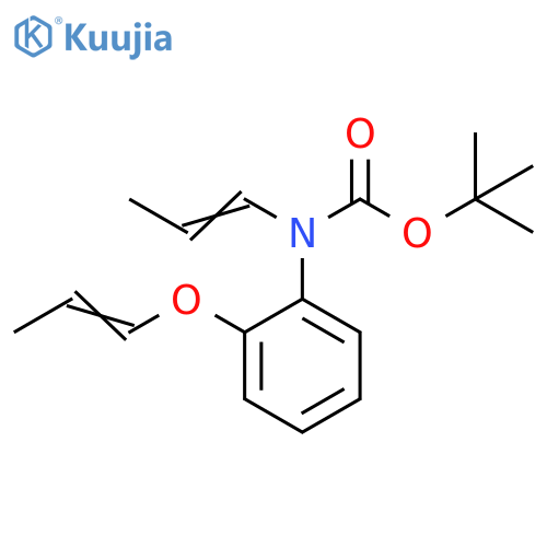 Carbamic acid, 1-propenyl[2-(1-propenyloxy)phenyl]-, 1,1-dimethylethylester structure