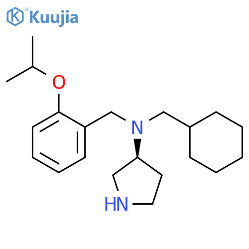 3-Pyrrolidinamine, N-(cyclohexylmethyl)-N-[[2-(1-methylethoxy)phenyl]methyl]-, (3S)- structure
