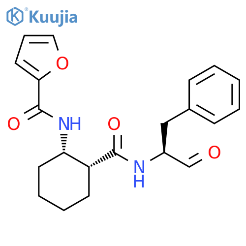 2-Furancarboxamide, N-[(1S,2R)-2-[[[(1S)-1-formyl-2-phenylethyl]amino]carbonyl]cyclohexyl]- structure