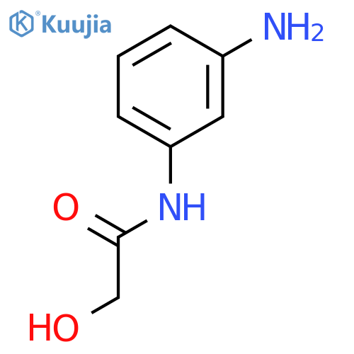 N-(3-aminophenyl)-2-hydroxyacetamide structure