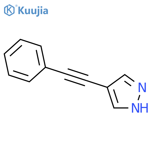 1H-Pyrazole, 4-(phenylethynyl)- structure