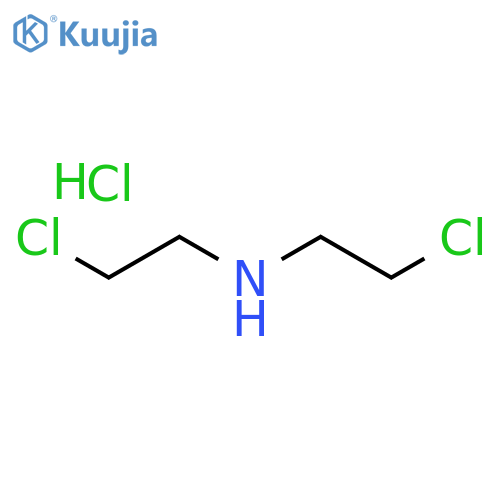 Bis(2-chloroethyl)amine hydrochloride structure