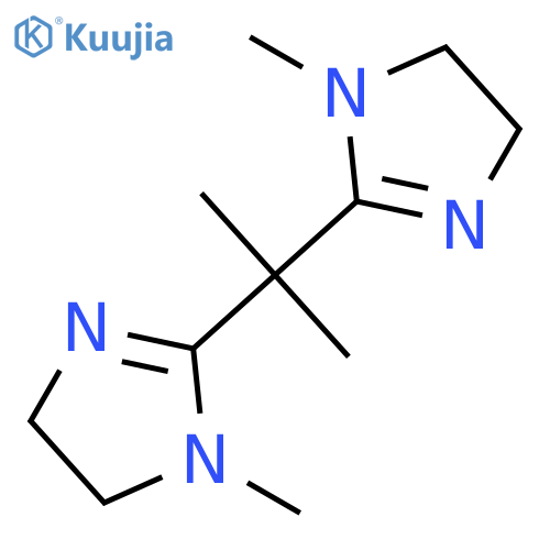 1H-Imidazole, 2,2'-(1-methylethylidene)bis[4,5-dihydro-1-methyl- structure