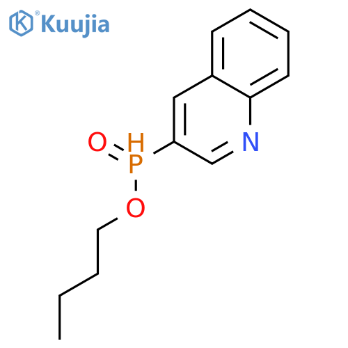 Phosphinic acid, 3-quinolinyl-, butyl ester structure