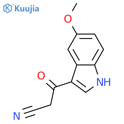 3-Cyanoacetyl-5-methoxyindole structure