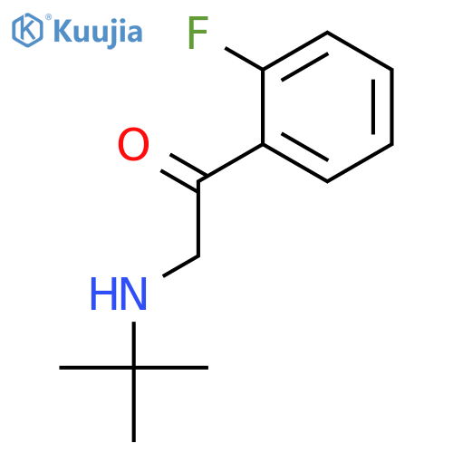 Ethanone, 2-[(1,1-dimethylethyl)amino]-1-(2-fluorophenyl)- structure
