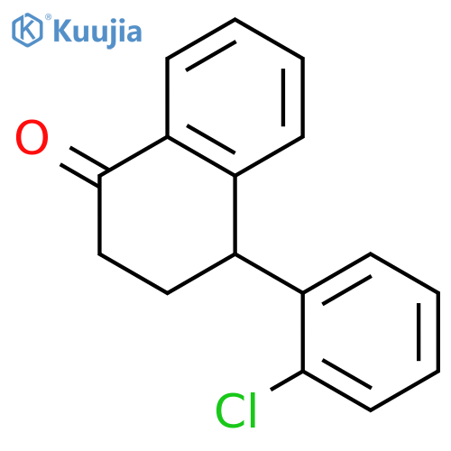 1(2H)-Naphthalenone, 4-(2-chlorophenyl)-3,4-dihydro- structure