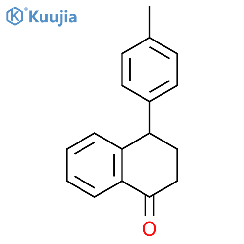 1(2H)-Naphthalenone, 3,4-dihydro-4-(4-methylphenyl)- structure