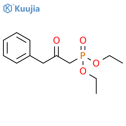 Phosphonic acid, (2-oxo-3-phenylpropyl)-, diethyl ester structure