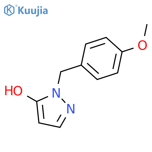 1H-Pyrazol-5-ol, 1-[(4-methoxyphenyl)methyl]- structure