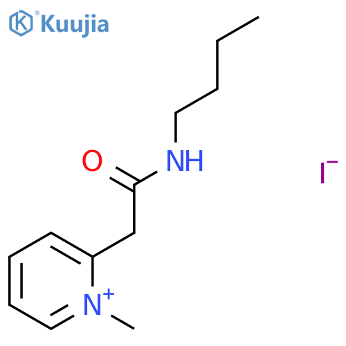 Pyridinium, 2-[2-(butylamino)-2-oxoethyl]-1-methyl-, iodide structure