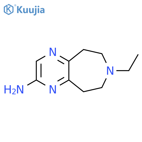 7-ethyl-6,7,8,9-tetrahydro-5H-Pyrazino[2,3-d]azepin-2-amine structure