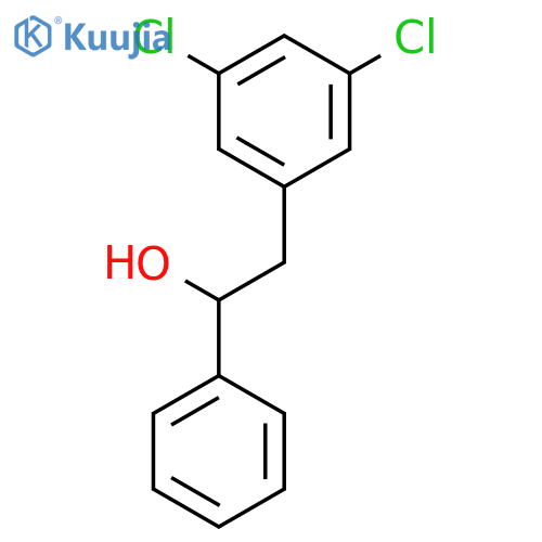2-(3,5-dichlorophenyl)-1-phenylethan-1-ol structure