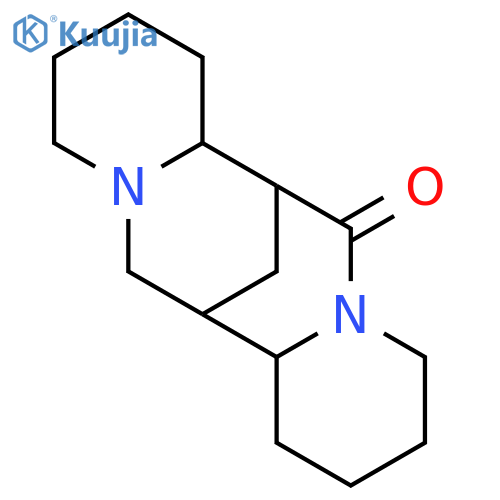 (6beta,7alpha,9alpha)-spartein-10-one structure