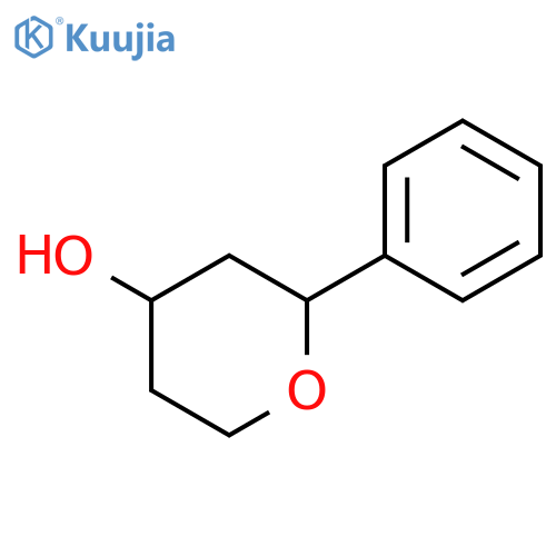 (2R,4S)-2-Phenyltetrahydro-2H-pyran-4-ol structure