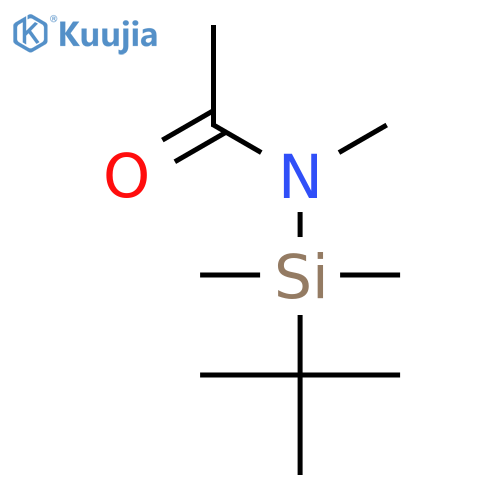 Acetamide, N-[(1,1-dimethylethyl)dimethylsilyl]-N-methyl- structure