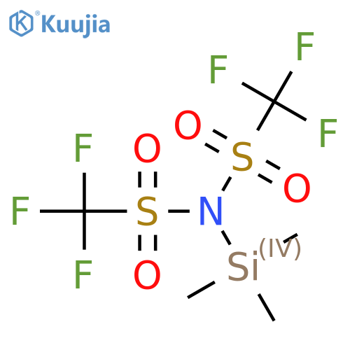 Methanesulfonamide,1,1,1-trifluoro-N-[(trifluoromethyl)sulfonyl]-N-(trimethylsilyl)- structure