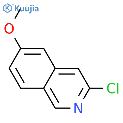 3-chloro-6-methoxyisoquinoline structure