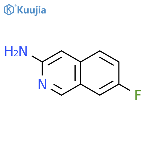 7-FLUOROISOQUINOLIN-3-AMINE structure
