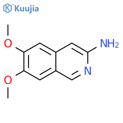 3-Isoquinolinamine,6,7-dimethoxy- structure