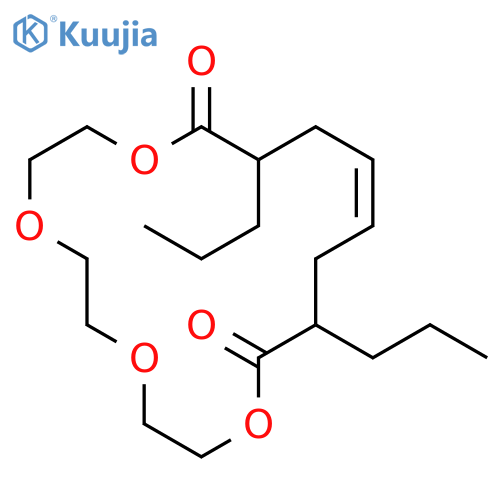 1,4,7,10-TETRAOXACYCLOOCTADEC-14-ENE-11,18-DIONE, 12,17-DIPROPYL- structure