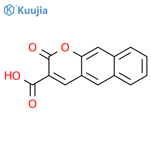 2H-Naphtho[2,3-b]pyran-3-carboxylic acid, 2-oxo- structure
