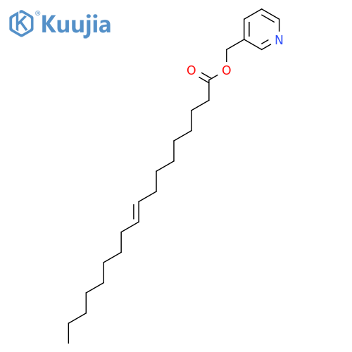Oleic acid 3-pyridylmethyl ester structure