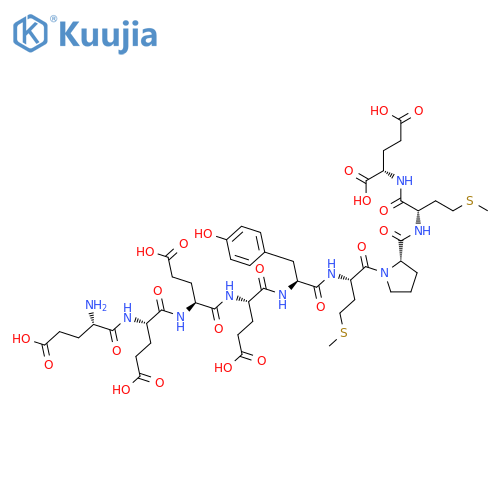 glutamyl-glutamyl-glutamyl-glutamyl-tyrosyl-methionyl-prolyl-methionyl-glutamic acid structure