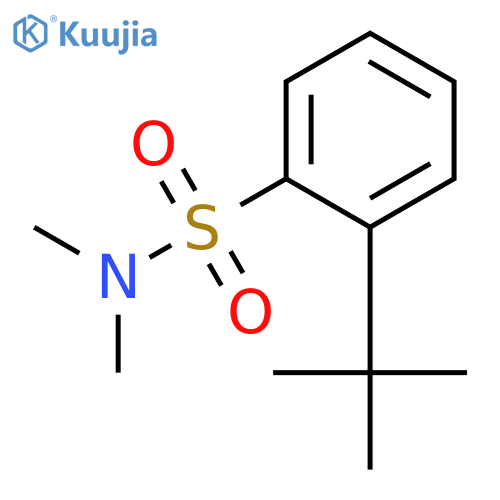 BENZENESULFONAMIDE, 2-(1,1-DIMETHYLETHYL)-N,N-DIMETHYL- structure