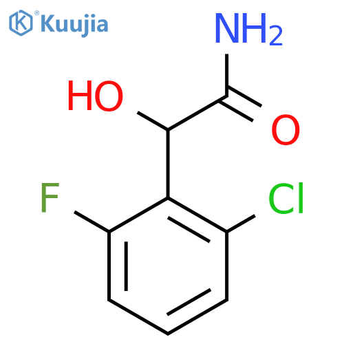 2-(2-Chloro-6-fluorophenyl)-2-hydroxyacetamide structure