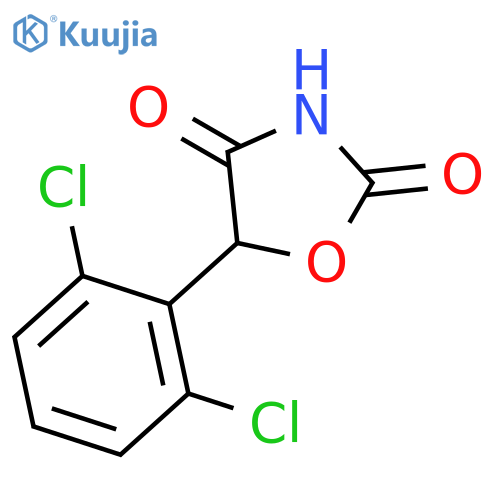 2,4-OXAZOLIDINEDIONE, 5-(2,6-DICHLOROPHENYL)- structure
