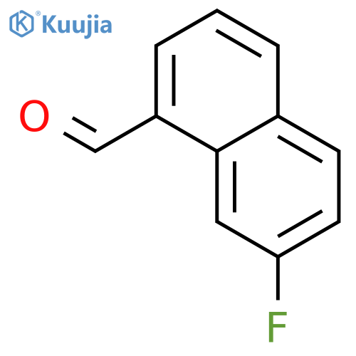 7-Fluoro-1-naphthalenecarboxaldehyde structure