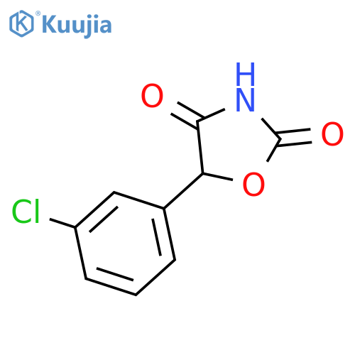 2,4-Oxazolidinedione, 5-(3-chlorophenyl)- structure