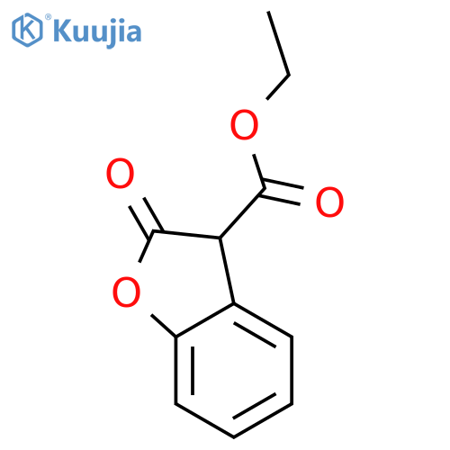 3-Benzofurancarboxylic acid, 2,3-dihydro-2-oxo-, ethyl ester structure
