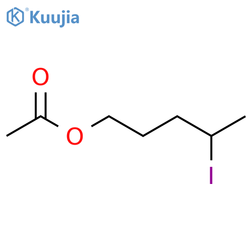 1-Pentanol, 4-iodo-, acetate structure