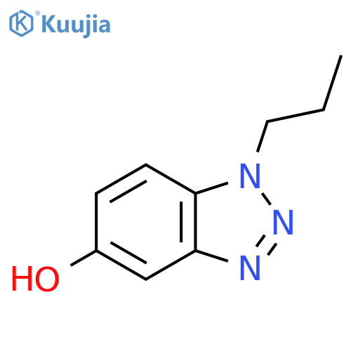 1-propyl-1H-1,2,3-benzotriazol-5-ol structure